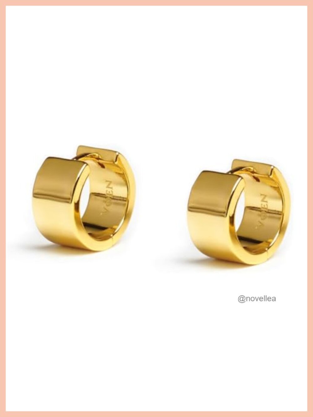 14K Yellow Gold Plated Mini Hoop Earrings Hypoallergenic Huggie Chunky Small